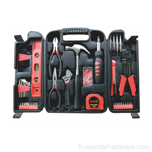 89pcs outils à main Définir la trousse d'outils ménagers